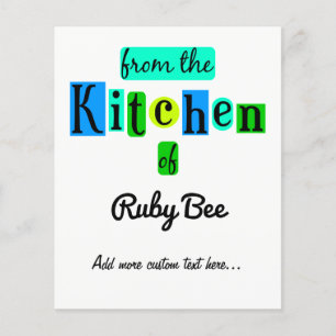 Uit de keuken van Retro Custom Inmaak Flyer