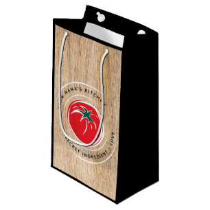 Uit de keuken van... Rode Tomaat Hout aanpassen Klein Cadeauzakje