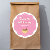 Uit de keuken van / roze Sticker