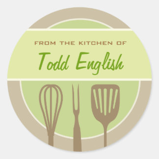 "Uit de keuken van" stickers