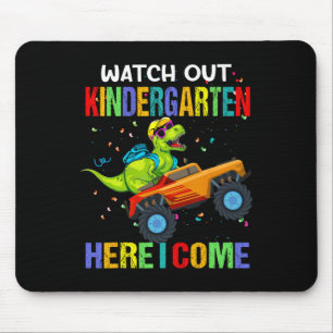 Uit de kleuterschool hier kom ik eerste dag van de muismat