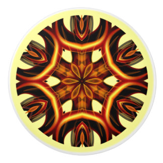 Uit de kroes ~ Kunst van de vlammen ~ Cerami Keramische Knop