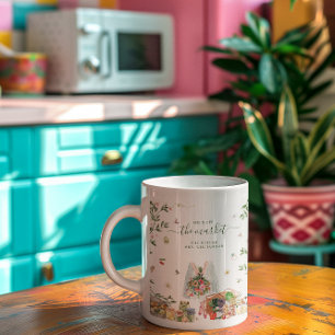 Uit de markt   Bruid Monogram Toekomst Mrs. Koffiemok