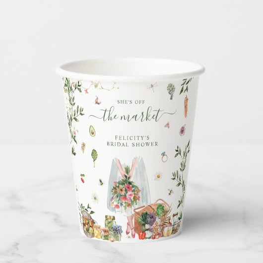 Uit de markt | Vrijgezellenfeest van de landbouwma Papieren Bekers (Voorkant)