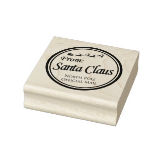 Uit de officiële post van Santa Claus North Pole Rubberstempel