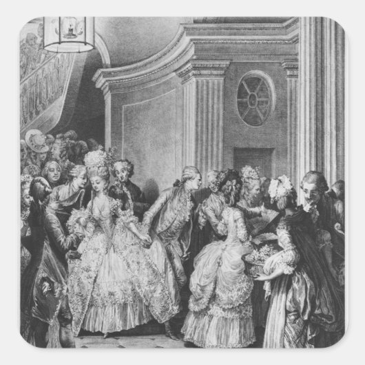 Uit de opera komen vierkante sticker (Voorkant)