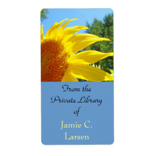 Uit de privé-bibliotheek van Boek Tag Labels Bloem