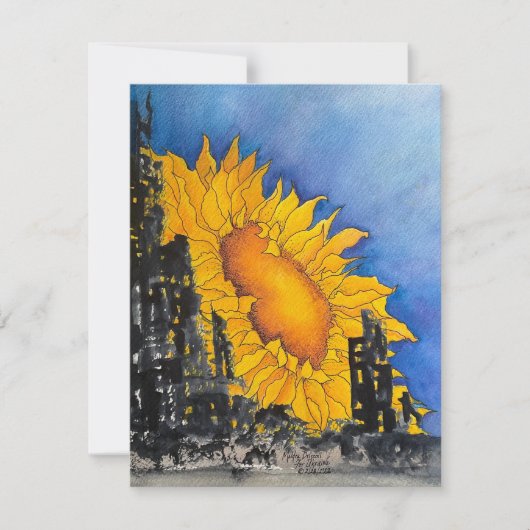 Uit de Ruins Bedankkaart (Voorkant)