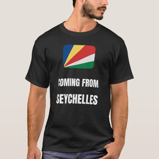 Uit de Seychellen komen T-shirt (Voorkant)