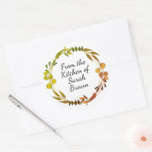 Uit de stickerkeuken ronde sticker (Envelop)