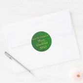 Uit de tuin van bliketiketten ronde sticker (Envelop)