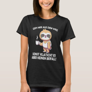 Uit de weg anders geeft het een klap het brutale l t-shirt