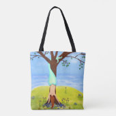 Uit de zeemeerminkunst draagtas (Achterkant)