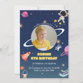 Uit deze uitnodiging van World Space Birthday (Voorkant)