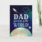 Uit deze Vaderdag van de wereld Kaart (Voorkant)