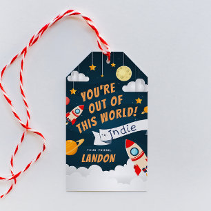 Uit deze Valentijnsdag van de wereldklas Cadeaulabel