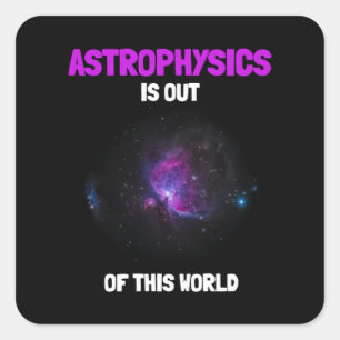 Uit deze wereld meme voor GeneZ Vierkante Sticker