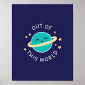 Uit deze wereld poster (Voorkant)