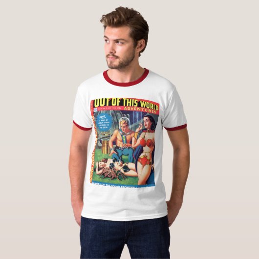 Uit deze wereld t-shirt (Voorkant volledig)