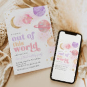 Uit Deze Wereld Verjaardag Uitnodiging