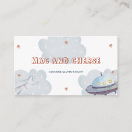 Uit deze World Outer Space Party Food Label