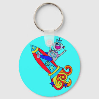 Uit deze World Robot Sleutelhanger