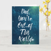 Uit deze World Space Sky Vaderdag Kaart (Gele Bloem)