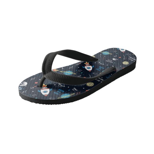 Uit dit World Space Pattern Kinder Teenslippers (Schuin)