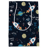Uit dit World Space Pattern Medium Cadeauzakje (Voorkant)