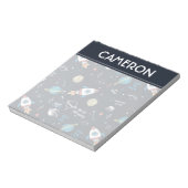 Uit dit World Space Pattern Notitieblok (Gedraaid)