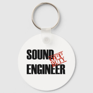 UIT-DUTY SOUND ENGINEER LIGHT SLEUTELHANGER
