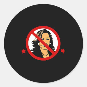 Uit een kokosnoot gevallen bij de stemming Trump 2 Ronde Sticker