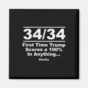 Uit eerste tijd scoort Trump 100% NY Trial Guilt Magneet