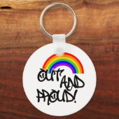 Uit en Proud Sleutelhanger (Voorkant)