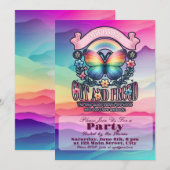 Uit en trots Gay Pride Party Kaart (Voorkant / Achterkant)