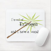 Uit Estrogen Mousepad Muismat (Met muis)