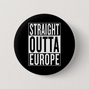 uit Europa Ronde Button 5,7 Cm