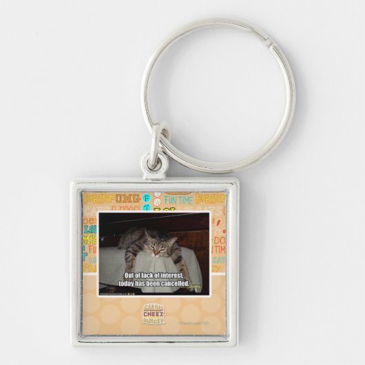 Uit gebrek aan belangstelling sleutelhanger (Voorkant)