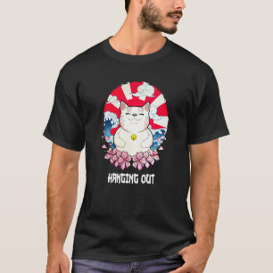 Uit Hangen Kattenhobby Kitten Tijdverdrijf Kattenm T-shirt