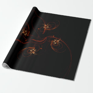 Uit het Donkere Abstracte Art. Cadeaupapier