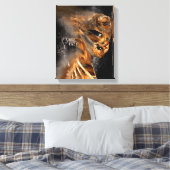 Uit het Houtwerk Verpakt Canvas Afdruk (Insitu (Slaapkamer))