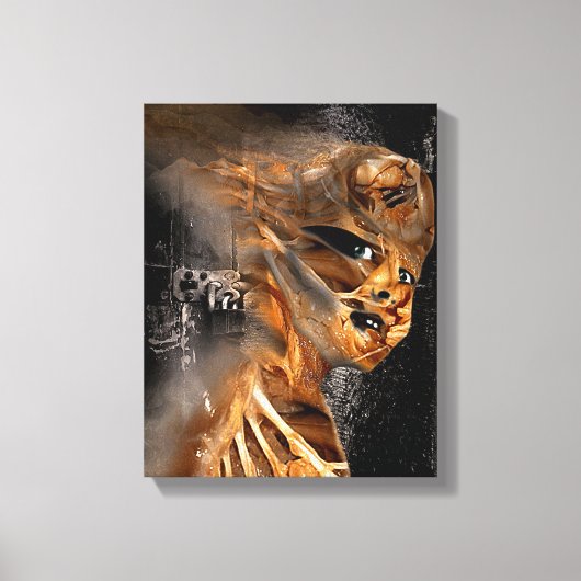 Uit het Houtwerk Verpakt Canvas Afdruk (Voorkant)