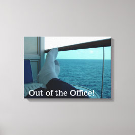 Uit het Kantoor Canvas Afdruk