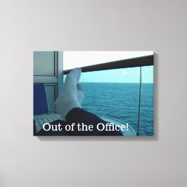 Uit het Kantoor Canvas Afdruk