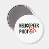 UIT HET LICHT VAN DE HELIKOPTER VAN DE POST MAGNEET (Voorkant / Achterkant)