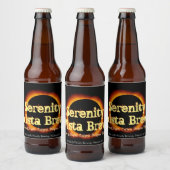 Uit het zicht Solar Eclipse Bier Fles Label Etiket (Flessen)