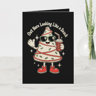 Uit Hier Ziet Uit Als Een Snack Kerstboom Cake Kaart
