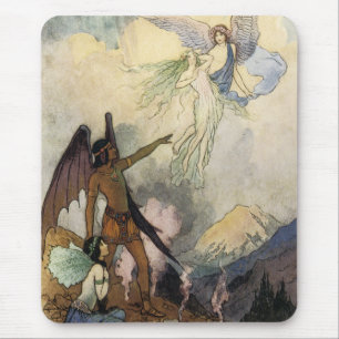 Uit, ijskoude spirits, vliegen muismat