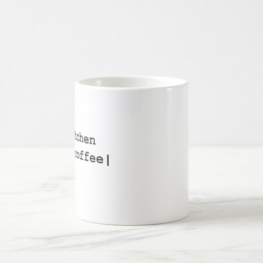 uit keukenimportkoffie - Python - mok (Center)
