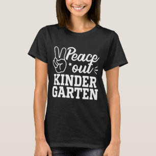Uit kleuterschool Afstudeerder Laatste dag van sch T-shirt